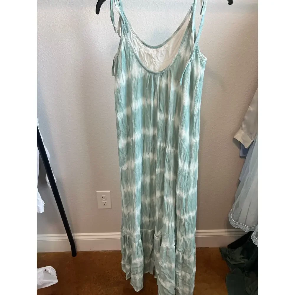 Mable Anthropologie tie dye maxi dress size small
